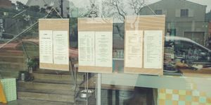 Menus at Rabbit Cafe in Auckland