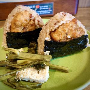 soy tenmusu at Vegi Kitchen Gu Gu in Nagoya