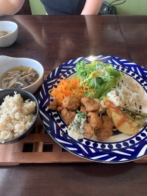 Soy karaage at Vegi Kitchen Gu Gu in Nagoya