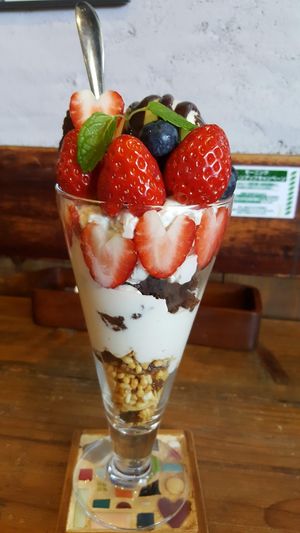Completely vegan parfait. Flavor explosion! at Vegi Kitchen Gu Gu in Nagoya