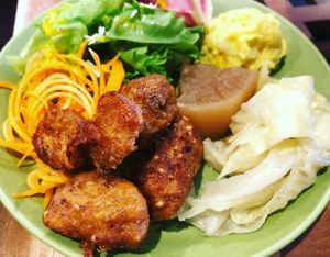 karaage at Vegi Kitchen Gu Gu in Nagoya