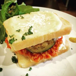 croque monsieur  at Vegi Kitchen Gu Gu in Nagoya