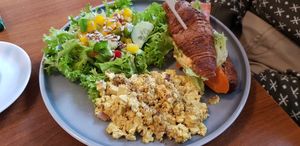 Breakfasts with carrot salmon at Katzentempel - Nürnberg in Nuremberg