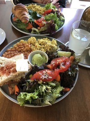 Katerfrühstück and croissandwich frühstück.   at Katzentempel - Nürnberg in Nuremberg