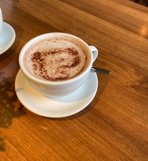 Hot chocolate/ coffee  at Katzentempel - Nürnberg in Nuremberg
