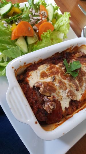 Sweetpotato-Lasagne 👌🏾 at Katzentempel - Nürnberg in Nuremberg