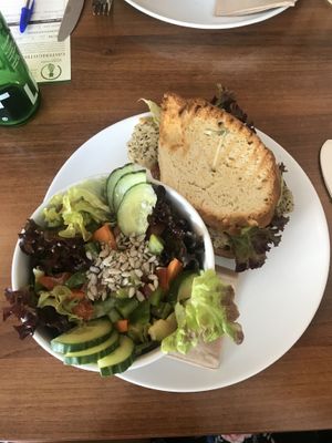 Avocado Seitan Sandwich  at Katzentempel - Nürnberg in Nuremberg