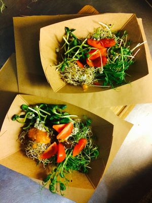 Vegano Hooligano microgreen mix at Vegano Hooligano Gourmet in Kyiv