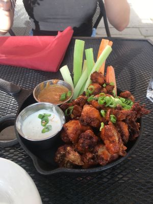 buffalo cauliflower bites (aka heaven) at Duino Duende in Burlington