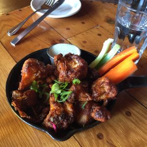 Cauliflower bites :) at Duino Duende in Burlington