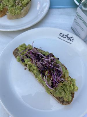 New York Toast 🥑  at Rachel's Eco Love Organic Food in Marbella