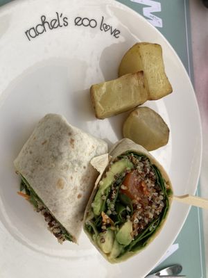 Veggie Wrap  at Rachel's Eco Love Organic Food in Marbella