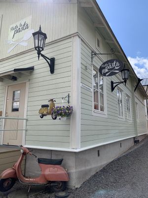 Entrance  at Hasta la Pasta in Naantali