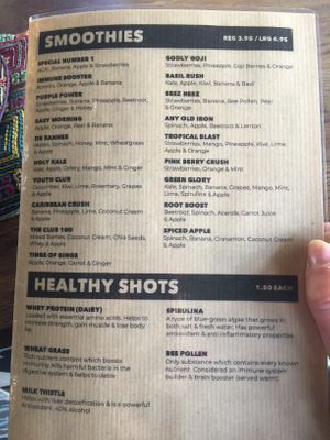 Smoothies & Shots 💘 at The Squeeze in Southend-on-sea