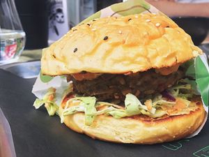 Bajaja burger  at Root Pop in Beijing