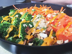 Sunrise in Phuket salad  at Root Pop in Beijing