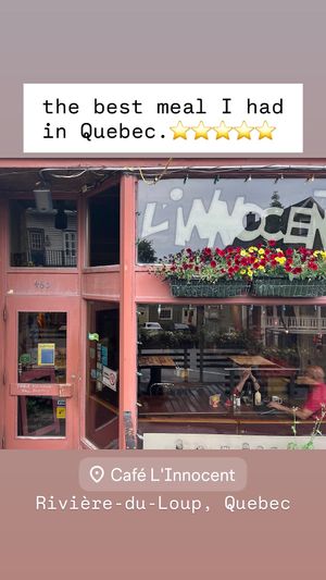 exterior  at L'Innocent in Riviere-du-loup