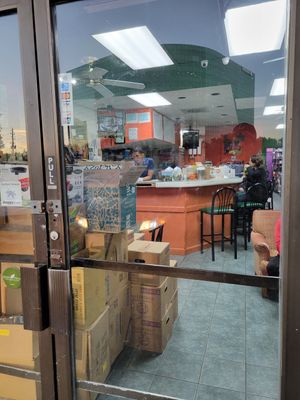 Inside at Just Juice in Houston