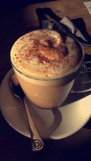 Chai latte  at Natural Bake in Hadleigh