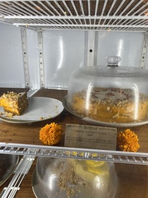 Vegan carrot cake   at Drifter Surf Shop & Cafe in Pecatu