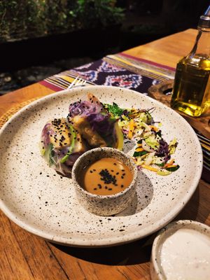 Tofu Spring Rolls at Drifter Surf Shop & Cafe in Pecatu