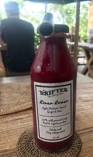 Drinks  at Drifter Surf Shop & Cafe in Pecatu