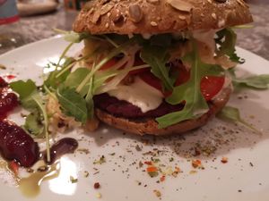 Vegan burger 🙌 at Vins Vegan in Feistritz An Der Drau