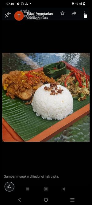 Tuna bumbu kecombrang at Tulasi Vegetarian in Ubud