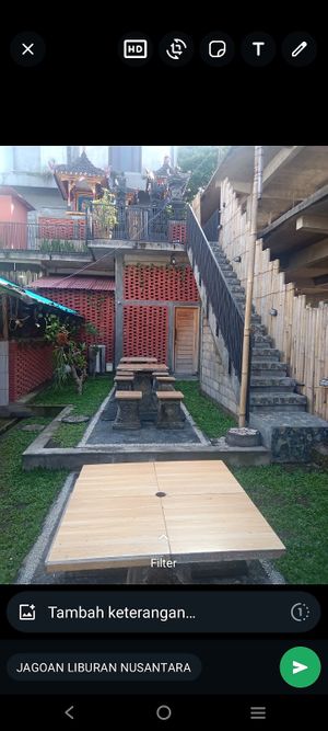 Garden at Tulasi Vegetarian in Ubud