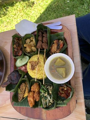 Nasi Campur Kuning  at Tulasi Vegetarian in Ubud