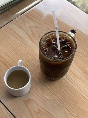 Iced coffee  at Tulasi Vegetarian in Ubud