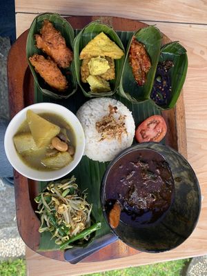 Nasi Rendang  at Tulasi Vegetarian in Ubud