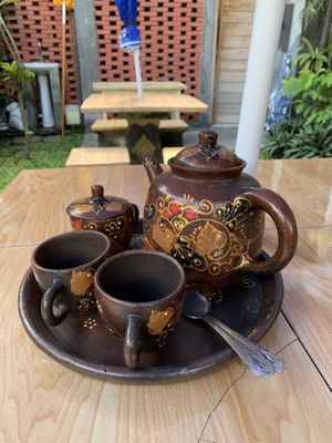 Lemongrass ginger tea  at Tulasi Vegetarian in Ubud