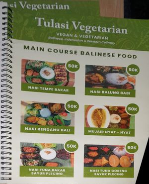  at Tulasi Vegetarian in Ubud