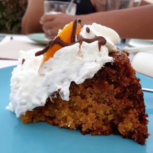 Chocolate Orange Cake at Veggie Cafe in Albufeira