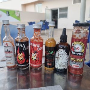 Degustação de Pipi-Piris at Veggie Cafe in Albufeira