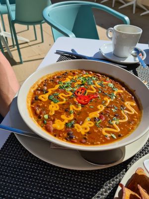 Chili at Veggie Cafe in Albufeira