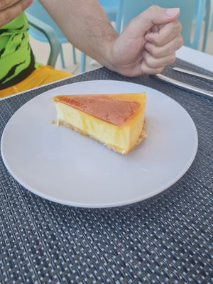 Orange cheesecake at Veggie Cafe in Albufeira