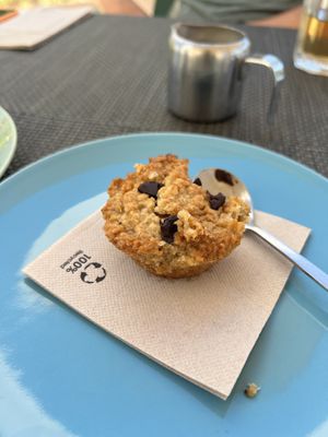 Small oat cake  at Veggie Cafe in Albufeira