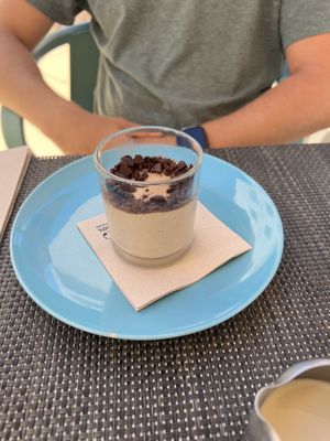 Choc/Hazelnut mousse   at Veggie Cafe in Albufeira