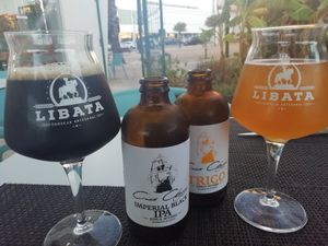 Beers at Veggie Cafe in Albufeira