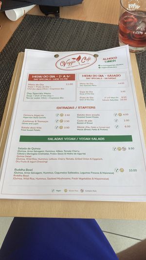   at Veggie Cafe in Albufeira