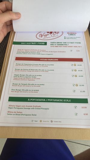   at Veggie Cafe in Albufeira