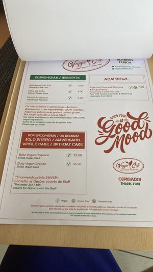   at Veggie Cafe in Albufeira