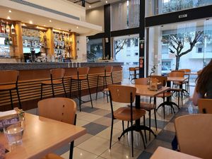 In side at Veggie Cafe in Albufeira