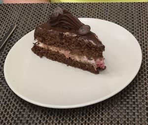 Amazing vegan chocolate cake!! at Veggie Cafe in Albufeira