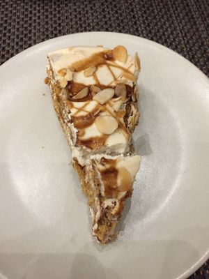 Vegan cake, so super tasty!  at Veggie Cafe in Albufeira