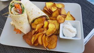 Wrap  at Veggie Cafe in Albufeira