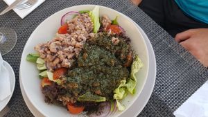 Bean algae salad at Veggie Cafe in Albufeira