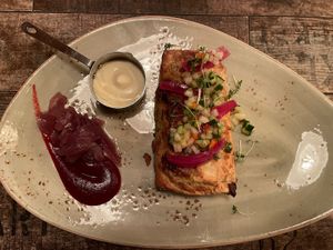 Great Quiche   at Pakkhus in Hofn I Hornafirdi